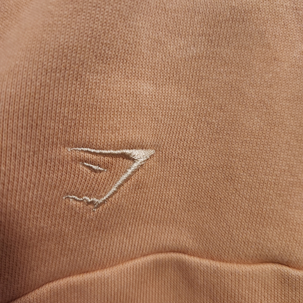 Women's Gymshark Whitney Simmons Crop Peach Hoodie Top - Picture 4 of 5
